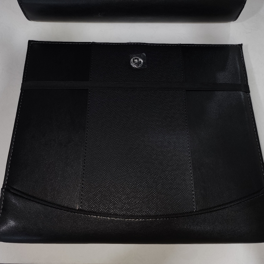 Case-it Executive Zippered Padfolio with Removable 3-Ring Binder